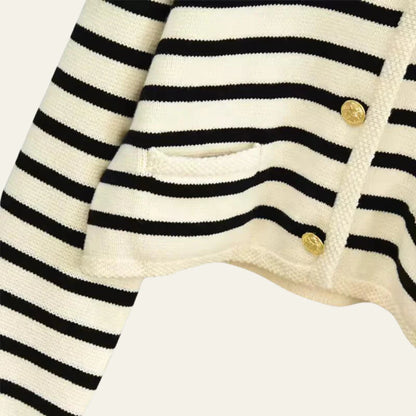 York Striped Cardigan